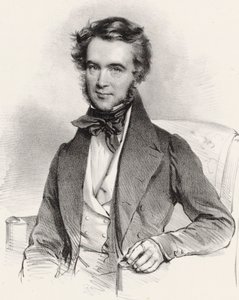 Porträt des Geigers und Komponisten Karol Lipiński 1790-1861, 1837 von Josef Kriehuber