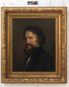 Selbstbildnis Josef Kriehuber von Josef Kriehuber