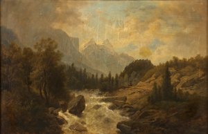 Waldlandschaft von Josef Kriehuber