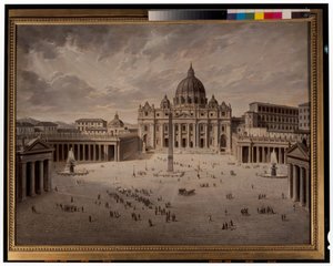 Petersplatz & Blick auf das Forum in Rom