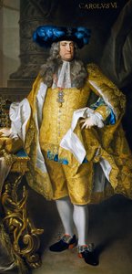 Porträt von Karl VI. von Österreich von Josef and Mayrhofer Friedrich Kiss