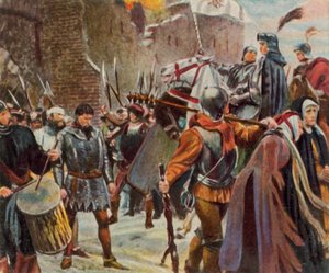 Friedrich I., Markgraf von Brandenburg, stürzt die Quitzows