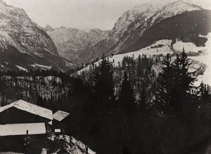 Album "Meine weltkriegs - Erinnerungen Südwestfront (Kärnten, Italien, Südtirol) 31/03/1915-12/11/1918 - Josef Zohles Wien": Beobachtungspunkt Artillerie