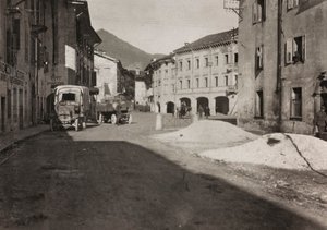 Album "Meine Weltkriegs-Erinnerungen Südwestfront (Kärnten, Italien, Südtirol) 31/03/1915-12/11/1918 - Josef Zohles Wien": Platz Tolmezzo von Josef Zohles
