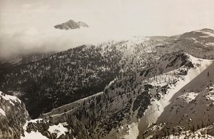 Album "Meine Weltkriegs-Erinnerungen Südwestfront (Kärnten, Italien, Südtirol) 31/03/1915-12/11/1918 - Josef Zohles Wien": Blick auf die Alpen von Josef Zohles