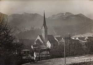 Album "Meine Weltkriegs-Erinnerungen Südwestfront (Kärnten, Italien, Südtirol) 31/03/1915-12/11/1918 - Josef Zohles Wien": Blick auf Hermagor-Pressegger