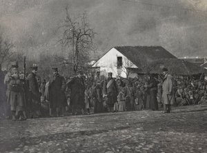 Album "Meine Weltkriegs-Erinnerungen Südwestfront (Kärnten, Italien, Südtirol) 31/03/1915-12/11/1918 - Josef Zohles Wien": Gefangene