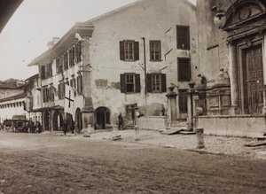 Album "Meine Weltkriegs-Erinnerungen Südwestfront (Kärnten, Italien, Südtirol) 31/03/1915-12/11/1918 - Josef Zohles Wien": Soldaten Tolmezzo von Josef Zohles