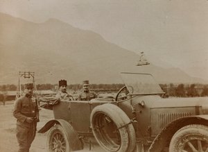 Album "Meine weltkriegs - Erinnerungen Südwestfront (Kärnten, Italien, Südtirol) 31/03/1915-12/11/1918 - Josef Zohles Wien": türkischer General in einem Kriegsgebiet von Josef Zohles