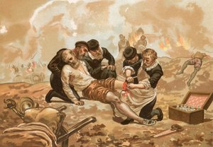 Ambroise Paré, der die Ligatur der Arterien einführte