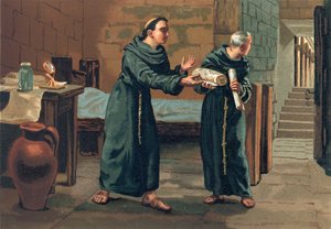 Roger Bacon sendet sein Magnum Opus an den Papst