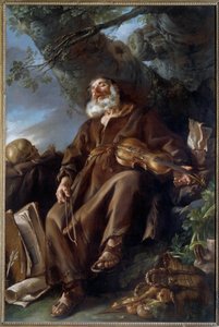 Der schlafende Einsiedler von Joseph Marie, the Elder Vien