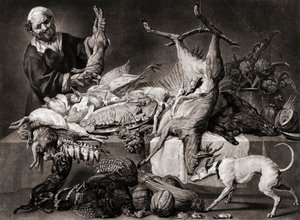 Die Speisekammer. 18. Jahrhundert. von Joseph (after) Farington
