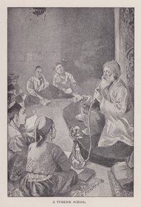 Eine türkische Schule (Lithografie) von Joseph (after) Finnemore