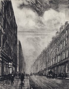 Baker Street (Lithografie) von Joseph (after) Pennell