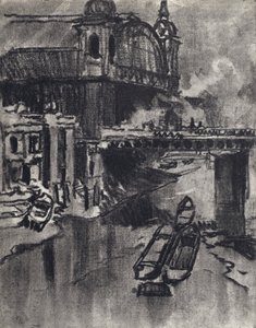Bahnhof Cannon Street von Joseph (after) Pennell