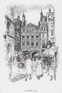 Chancery Lane von Joseph (after) Pennell