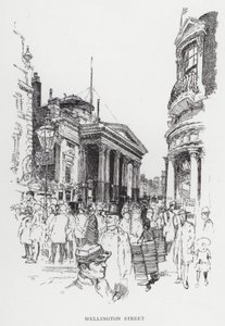 Wellington Street von Joseph (after) Pennell