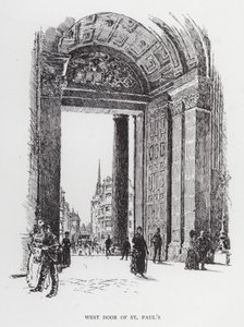 Westtür von St. Paul von Joseph (after) Pennell