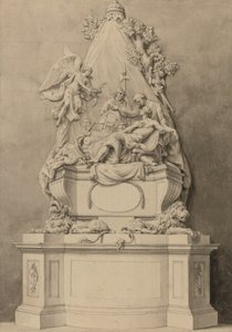 Denkmal von Generalmajor Wolfe, Nordbereich, Westminster Abbey von Joseph (attr. to) Wilton