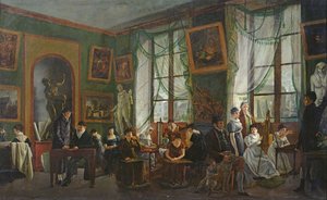 Das Atelier von Madame Haudebourt-Lescot