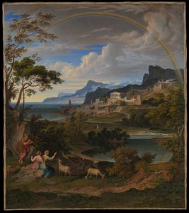 Heroische Landschaft mit Regenbogen von Joseph Anton Koch
