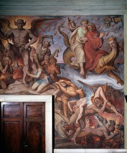 Die Hölle aus Dantes Göttlicher Komödie (Detail) von Joseph Anton Koch