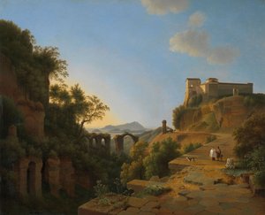 Der Golf von Neapel mit der Insel Ischia in der Ferne