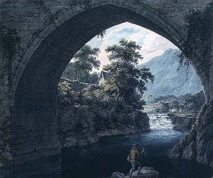 Der Nordbogen der Llangollen-Brücke