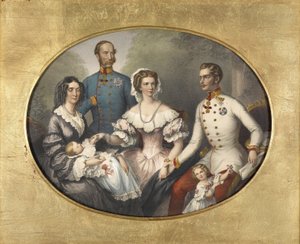 Die Kaiserfamilie von Österreich, 1856 von Joseph Bayer