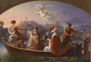 Die Heiligen Drei Könige auf dem Weg nach Bethlehem von Joseph Binder