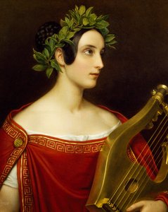 Lady Theresa Spence in der Rolle der Sappho von Joseph Carl Stieler