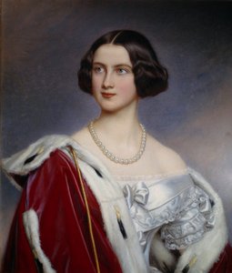 Porträt von Prinzessin Marie von Preußen (1825-1889) von Joseph Carl Stieler
