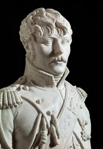 Eugène Rose de Beauharnais, genannt Prinz Eugène, Vizekönig von Italien und dann Herzog von Leuchtenberg (1781-1824), Adoptivsohn Napoleons I. Marmorskulptur von Joseph Chinard (1756-1813) 1806