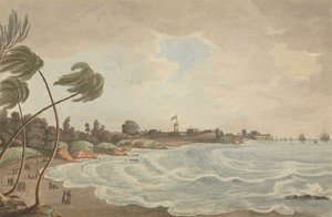 Bencooler Bay, Kleine Straße & Kai, Fort Marlborough, Sumatra, 1799