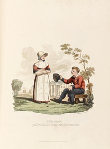 Kinder des Royal Military Asylum, Chelsea, 1813 von Joseph Constantine Stadler