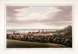 Ansicht von Greenwich, London von Joseph Constantine Stadler