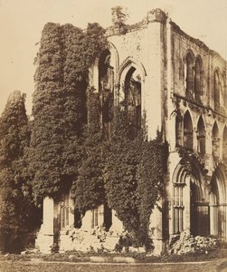 Rivaulx Abbey. Gesamtansicht von Süden, 1850er von Joseph Cundall
