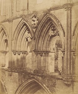 Rivaulx Abbey. Die Triforium-Bögen
