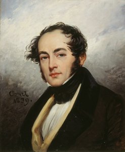 Porträt von Paul de Kock 1793-1871, 1839 von Joseph Desire Court