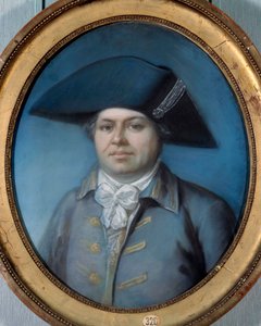 Porträt von Georges Cadoudal (1771-1804), einer der berühmtesten Chouans. Gemälde von Joseph Ducreux (1735-1802). 18. Jahrhundert. Orléans, Museum der Schönen Künste