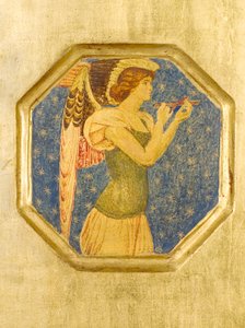 Engel mit einem Kreuz (Detail) von Joseph Edward Southall