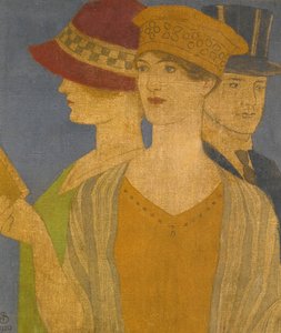 Kunst- und Handwerksbewegung: Besucher einer Ausstellung von Joseph Edward Southall