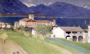 Mittelmeerlandschaft von Joseph Edward Southall