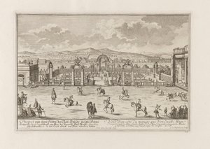 Reitschule von Graf Paar in Wien, 1719
