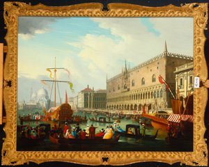 Das Bacino di San Marco, Venedig, mit dem Karneval von Joseph F. Ellis