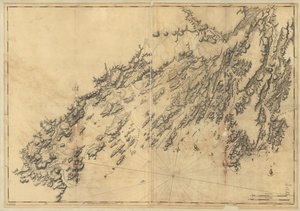 Küste von Maine von Salter Island bis Portland Head von Joseph F. W. Des Barres