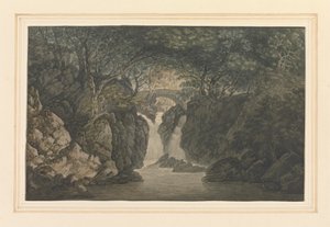 Unterer Wasserfall Rydal von Joseph Farington