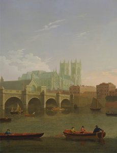 Westminster Abbey und Brücke von Joseph Farington