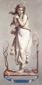 Die vier Jahreszeiten - Winter, 1873-74 von Joseph Felon